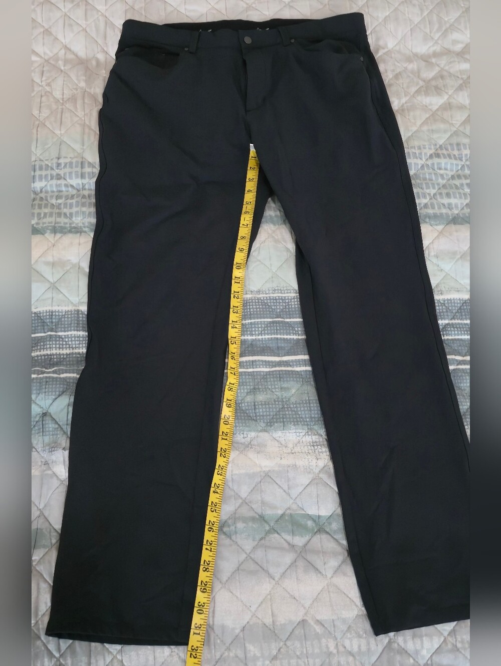 Greg NORMAN Classic Black Straight-Leg Pants